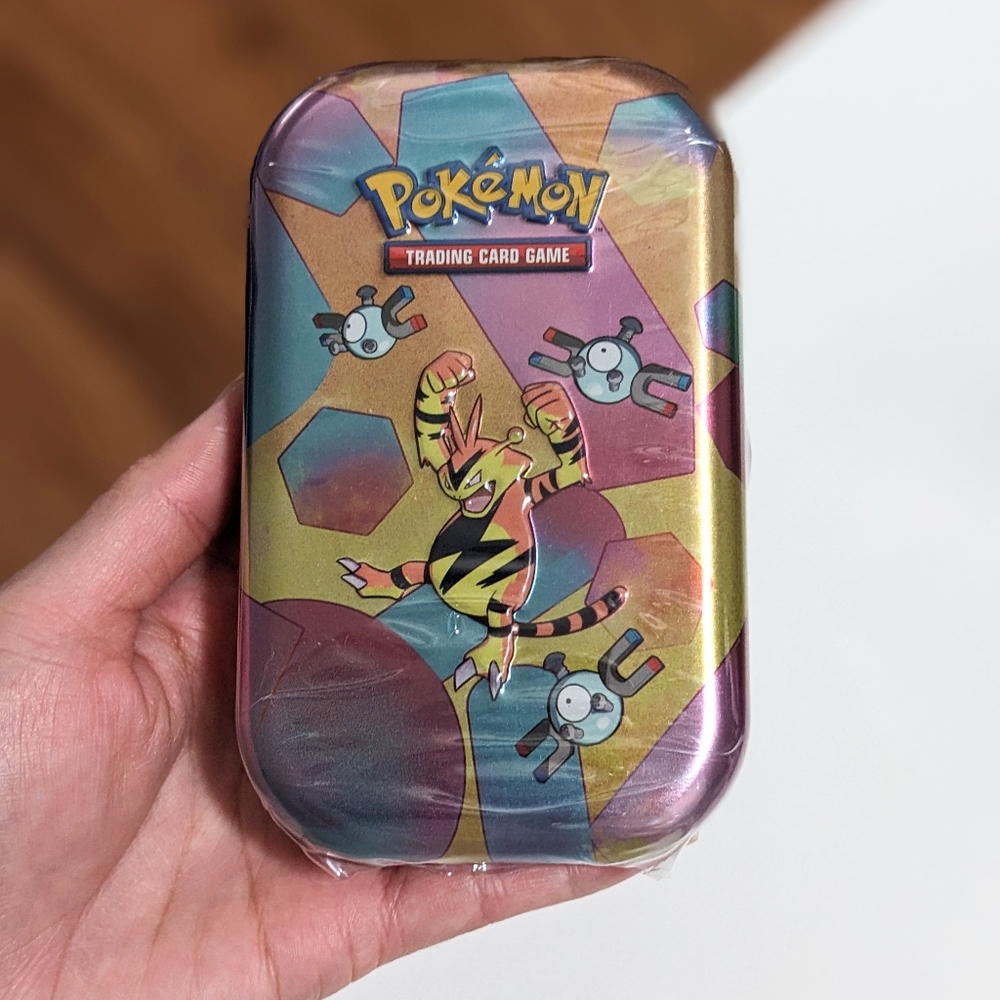 NEW! Pokemon 151 Electabuzz Magnemite Mini Tin pokemon cards Factory Sealed! - Picture 3 of 3